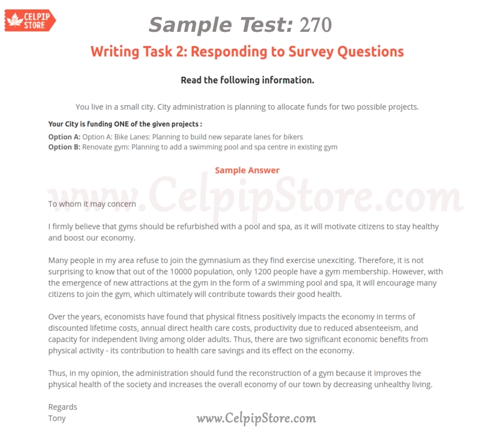 Responding to Survey Questions Sample 270