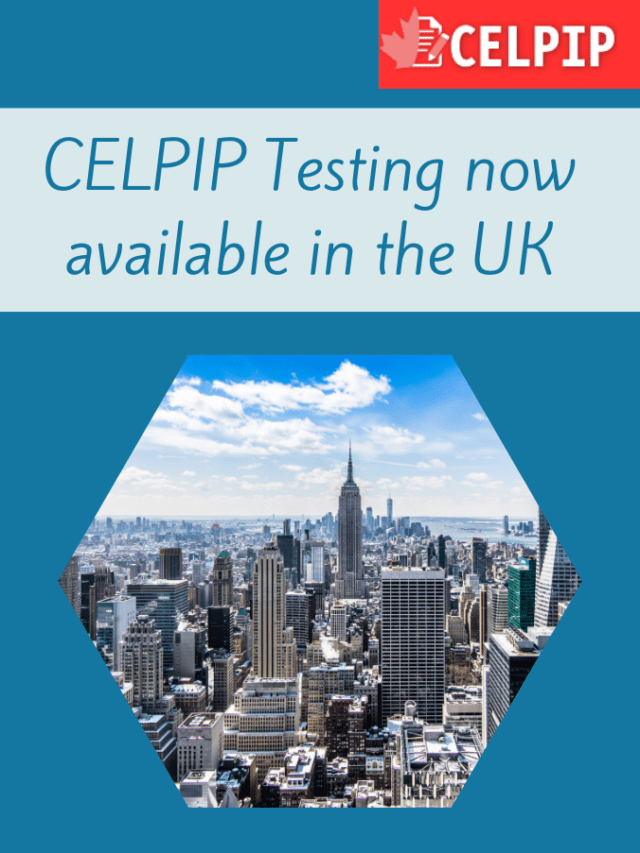 Read more about the article CELPIP Testing now available in the UK