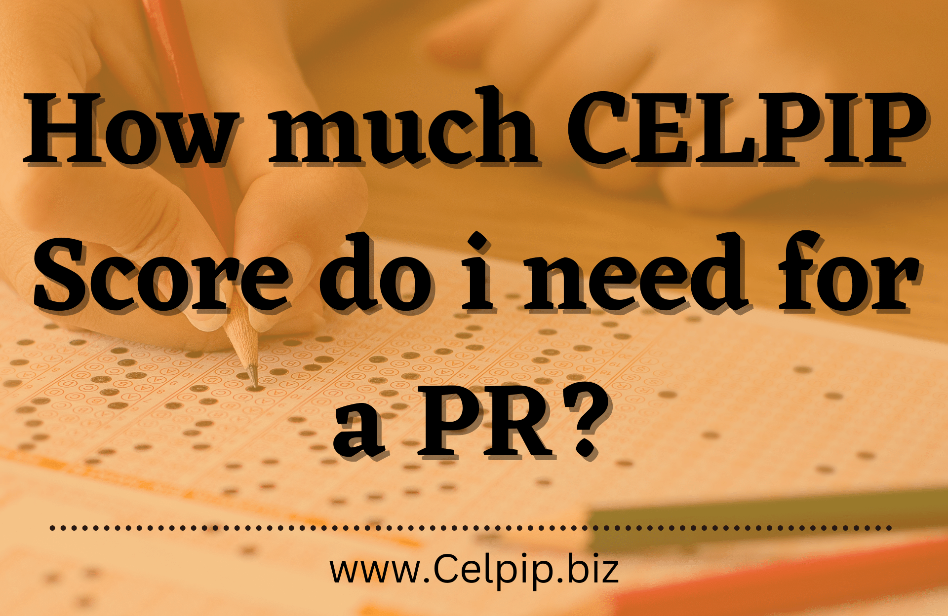 You are currently viewing How much CELPIP Score do I need for a PR?
