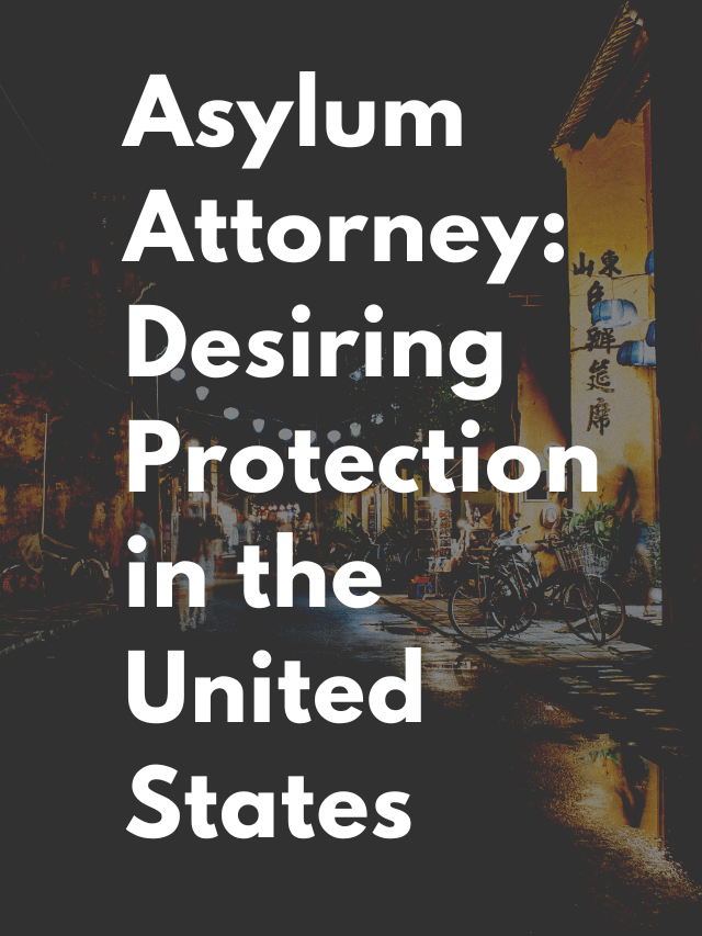 Read more about the article Asylum Attorney: Desiring Protection in the United States