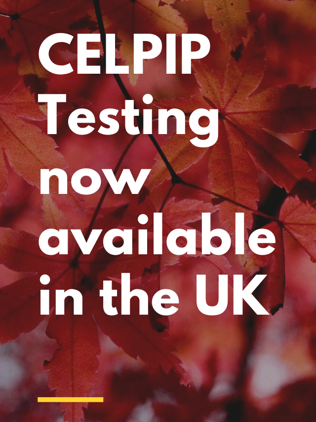 Read more about the article CELPIP Testing now available in the UK