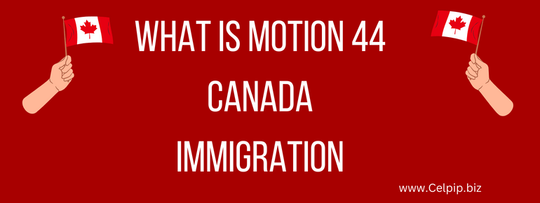 Read more about the article What is Motion 44 Canada Immigration?