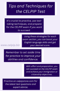 Tips and Techniques for the CELPIP Test