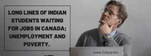 Read more about the article Long lines of Indian students waiting for jobs in Canada