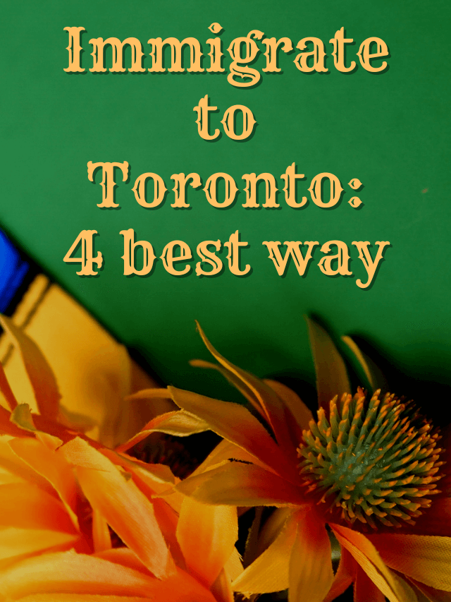 Read more about the article Immigrate to Toronto: 4 best way