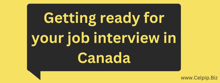 Getting ready for your job interview in Canada